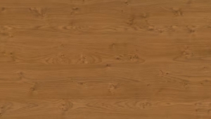 Close-up of a warm brown wooden floor with visible grain and knots in the planks.
