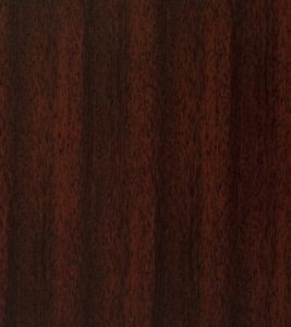 Close-up of dark brown wood grain texture (mahogany-like)