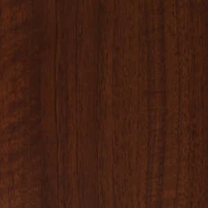 Dark brown wood grain surface, like a polished tabletop with visible grain lines